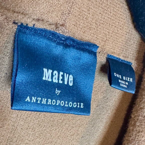 Anthropologie Maeve Clara Shawl Open-Front Cardigan - Picture 6 of 8